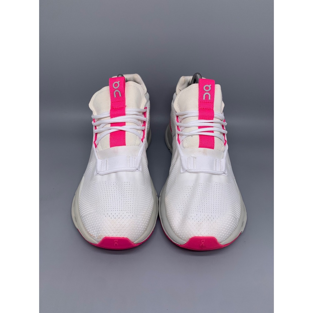 On Cloudnova White Pink Running Shoes 26.98495 Men's Sz 8 - Picture 2 of 10